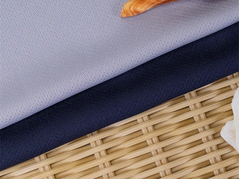 Polyester micro mesh moisture wicking fabric for sports shirts gallery 3