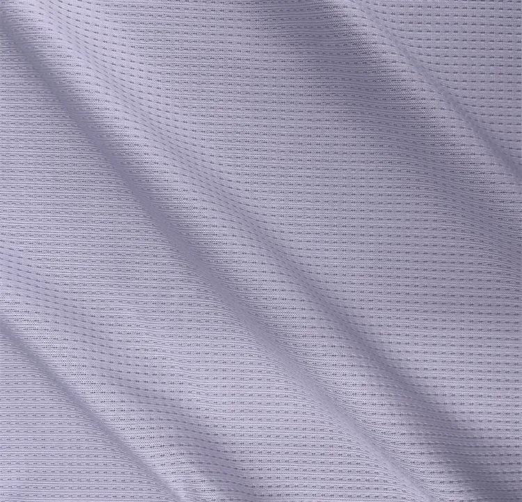 Polyester rPET recycled pin dot hole mesh fabric for sports shirts gallery 2