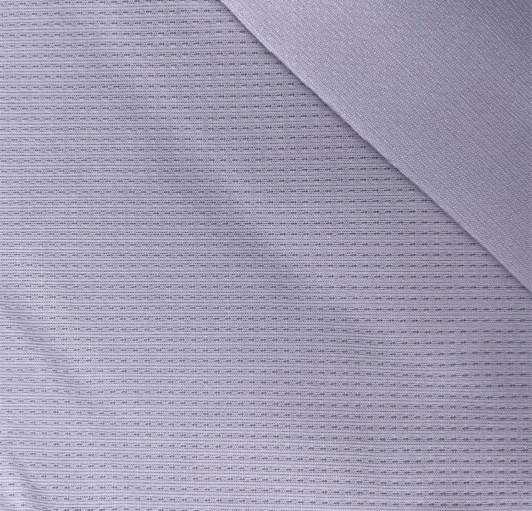 Polyester rPET recycled pin dot hole mesh fabric for sports shirts gallery 3