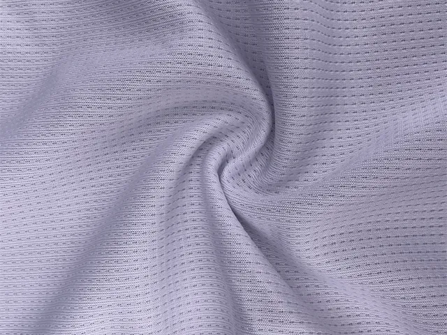 Polyester rPET recycled pin dot hole mesh fabric for sports shirts | Changle Textile