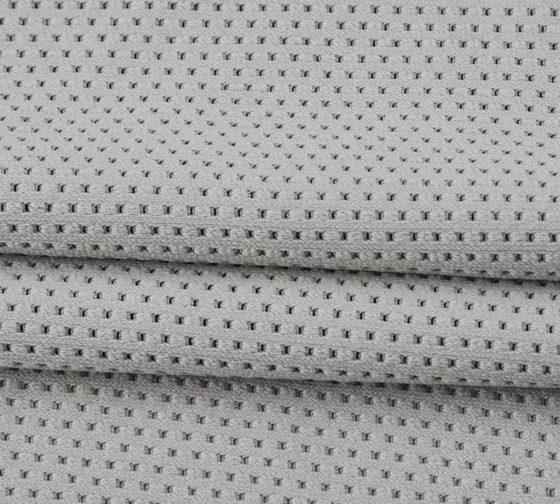 Polyester Spandex Waffle Jacquard Mesh Stretch Fabric gallery 3