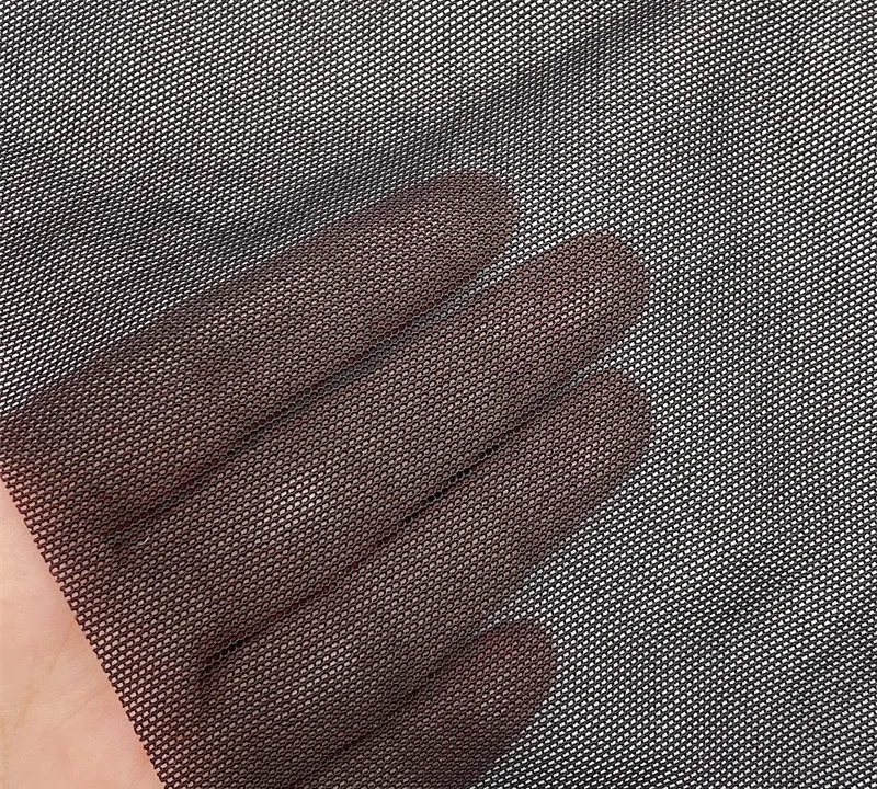 Nylon spandex high compression power mesh powernet fabric