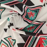 Repreve recycled polyester elastane Lycra printed swimwear fabric