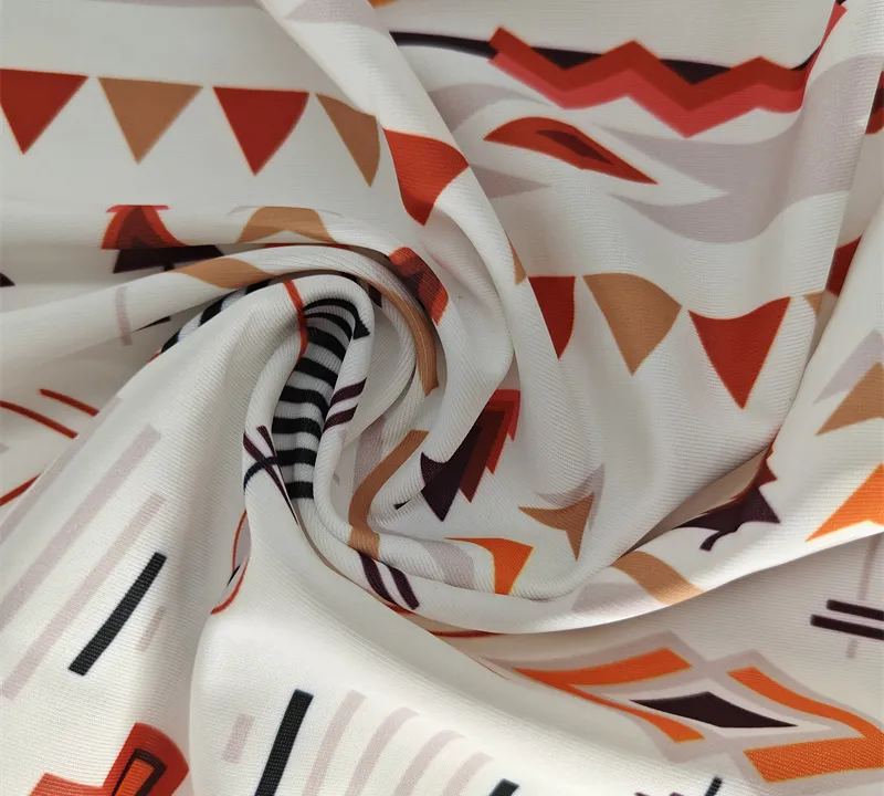 UV protection Lycra printed swimwear fabric