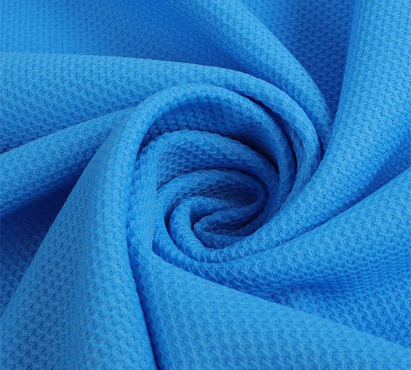 Athletic Moisture-Wicking Polyester Mesh Fabric for Sport Tops
