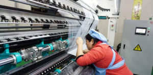 Fujian textile weaving skills competition at Changle Tianyang