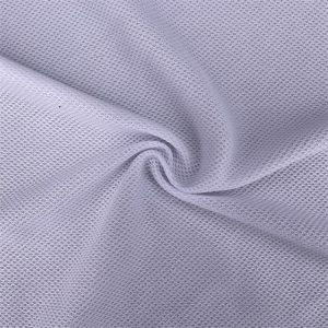 100% Polyester pique knitted fabric for polo shirt