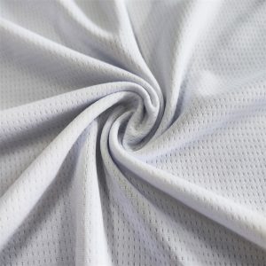 100% Polyester seashell jacquard mesh knitted fabric for sportswear