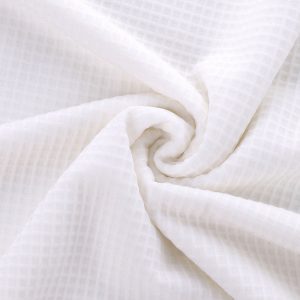 Nylon spandex waffle knit stretch fabric