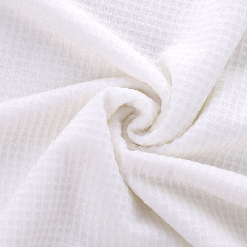 Nylon spandex waffle knit stretch fabric 1 Nylon spandex waffle knit stretch fabric