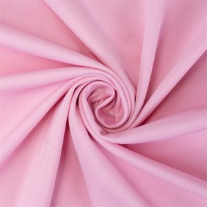 Polyester spandex stretch interlock knit fabric