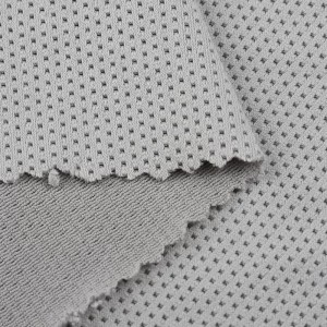 Polyester spandex waffle jacquard mesh stretch fabric 3 Polyester spandex waffle jacquard mesh stretch fabric