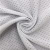 Breathable polyester knit weft jacquard mesh fabric for sportswear