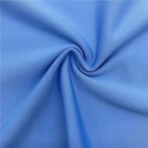 Polyester spandex stretch one side brushed interlock fabric 2 Polyester spandex stretch one side brushed interlock fabric