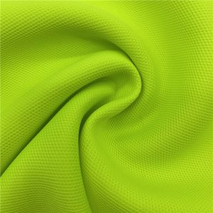92%Polyester 8%spandex pique fabric for polo t-shirt