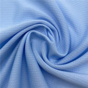 Polyester interlock pin dot hole mesh fabric for sportswear