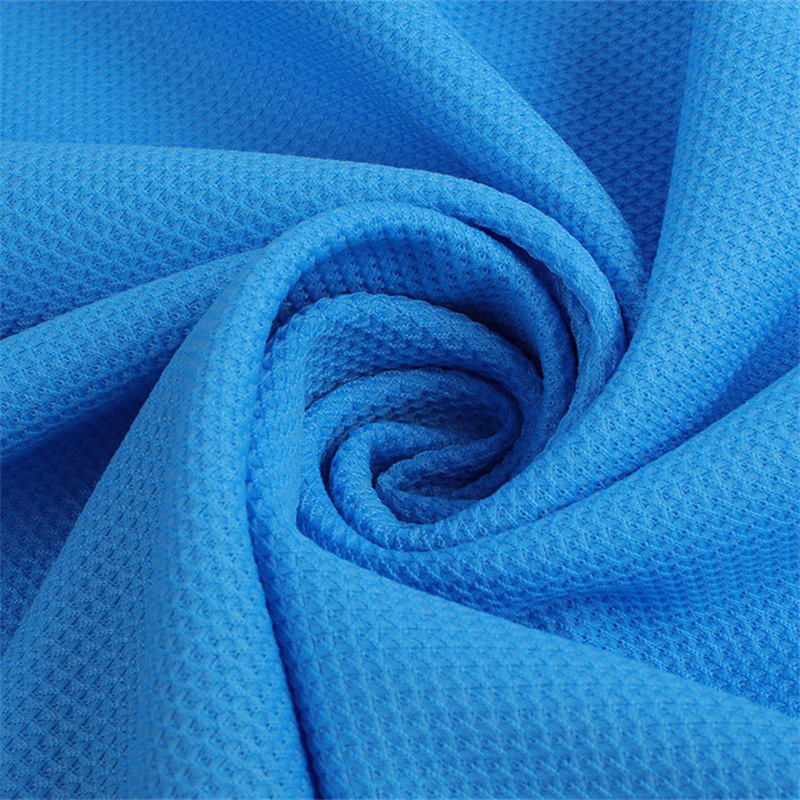 Wholesale athletic moisture wicking polyester mesh fabric for sport tops 1 Wholesale athletic moisture wicking polyester mesh fabric for sport tops