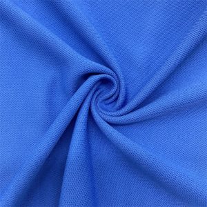 100% Polyester breathable durable pique knitted fabric for t-shirt