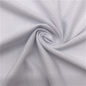 Polyester spandex stretch jacquard mesh fabric for sport jersey 2 Polyester spandex stretch jacquard mesh fabric for sport jersey