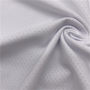 Polyester spandex stretch jacquard mesh fabric for sport jersey 3 Polyester spandex stretch jacquard mesh fabric for sport jersey