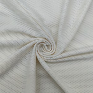 Breathable polyester spandex stretch jacquard knitted mesh fabric for sportswear 2 Breathable polyester spandex stretch jacquard knitted mesh fabric for sportswear