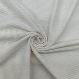 Breathable polyester spandex stretch jacquard knitted mesh fabric for sportswear