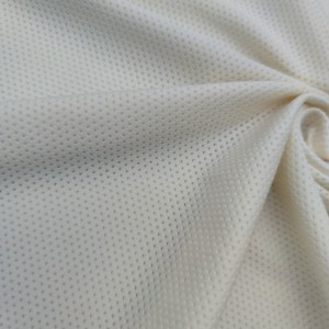 Breathable polyester spandex stretch jacquard knitted mesh fabric for sportswear 3 Breathable polyester spandex stretch jacquard knitted mesh fabric for sportswear