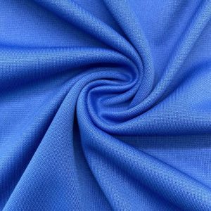 Wholesale 100% polyester interlock plain knit sports sportswear fabric