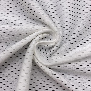 Breathable warp knitting 100% polyester 75D mesh fabric for sportswear 2 Breathable warp knitting 100% polyester 75D mesh fabric for sportswear