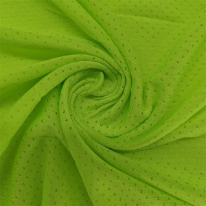 100% Polyester butterfly jacquard mesh fabric for sports wear