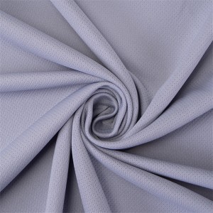 Polyester micro mesh moisture wicking fabric for sports shirts