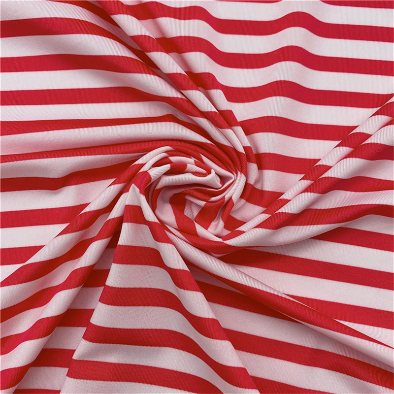 New design stripe cationic stretch jersey fabric for sportswear 1 New design stripe cationic stretch jersey fabric for sportswear