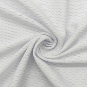 Polyester spandex high stretch jacquard knit mesh fabric for sportswear 2 Polyester spandex high stretch jacquard knit mesh fabric for sportswear
