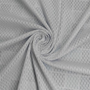 87% Polyester 13% spandex dry fit mesh fabric for inner lining