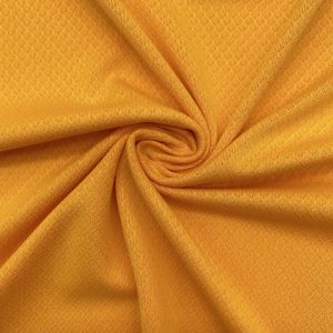Cationic polyester spandex jacquard football mesh fabric for sports