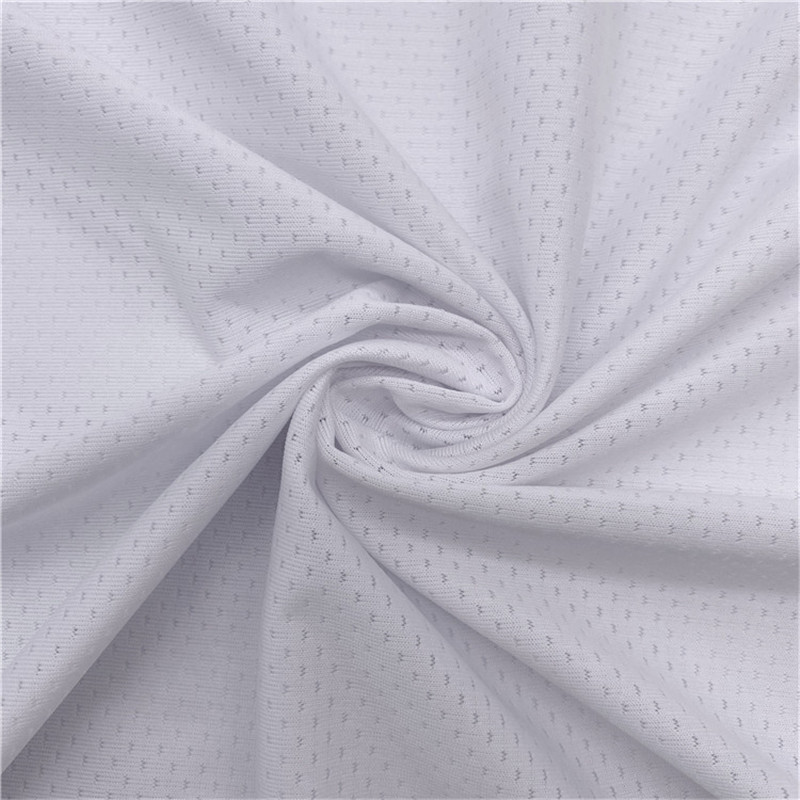 Polyester spandex jacquard knitting mesh fabric for lining 1 Polyester spandex jacquard knitting mesh fabric for lining