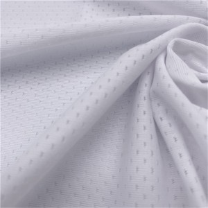 Polyester spandex jacquard knitting mesh fabric for lining 3 Polyester spandex jacquard knitting mesh fabric for lining
