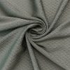 Wholesale 100% polyester jacquard hexagonal mesh knitted fabric for sportswear