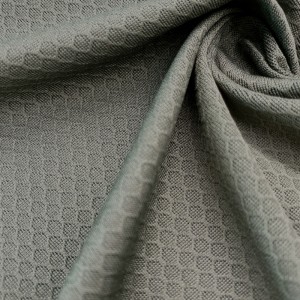 Wholesale 100% polyester jacquard hexagonal mesh knitted fabric for sportswear 3 Wholesale 100% polyester jacquard hexagonal mesh knitted fabric for sportswear