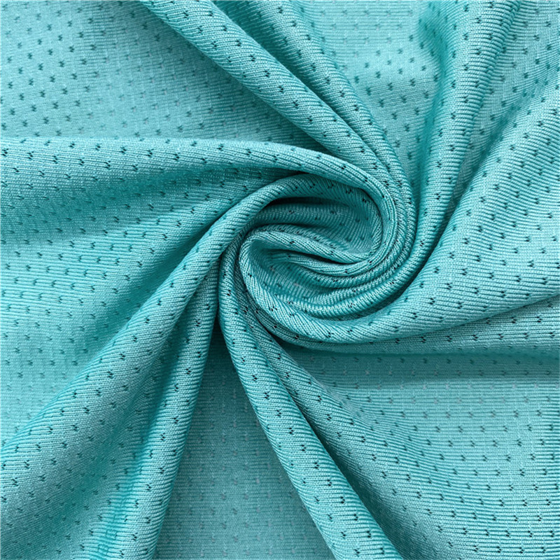 Stretch butterfly jacquard mesh fabric for sportswear 1 Stretch butterfly jacquard mesh fabric for sportswear