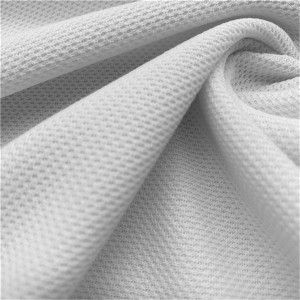 Superior quality 100% polyester pique knit mesh fabric for polo shirt 3 Superior quality 100% polyester pique knit mesh fabric for polo shirt