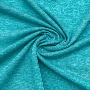 100% polyester wicking melange interlock knit fabric for sportswear