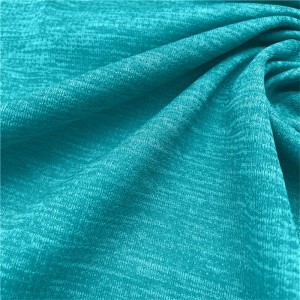 100% polyester wicking melange interlock knit fabric for sportswear 3 100% polyester wicking melange interlock knit fabric for sportswear