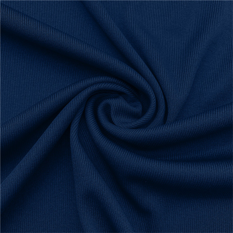Wholesale polyester interlock 1*1 rib knit fabric for neckbands 1 Wholesale polyester interlock 1*1 rib knit fabric for neckbands