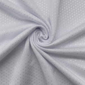 Small shiny diamond polyester jacquard knit fabric for garment