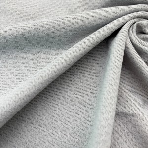 83% Polyester 17% spandex jacquard knitted mesh fabric for sports shirt 3 83% Polyester 17% spandex jacquard knitted mesh fabric for sports shirt