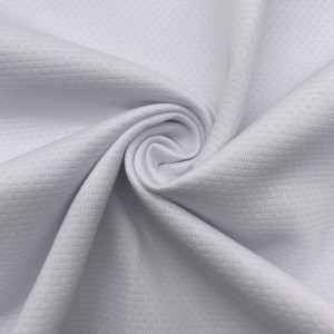 Polyester spandex breathable jacquard interlock knit fabric for sportswear 2 Polyester spandex breathable jacquard interlock knit fabric for sportswear