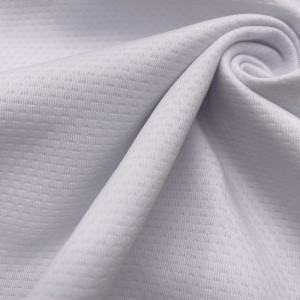 Polyester spandex breathable jacquard interlock knit fabric for sportswear 3 Polyester spandex breathable jacquard interlock knit fabric for sportswear