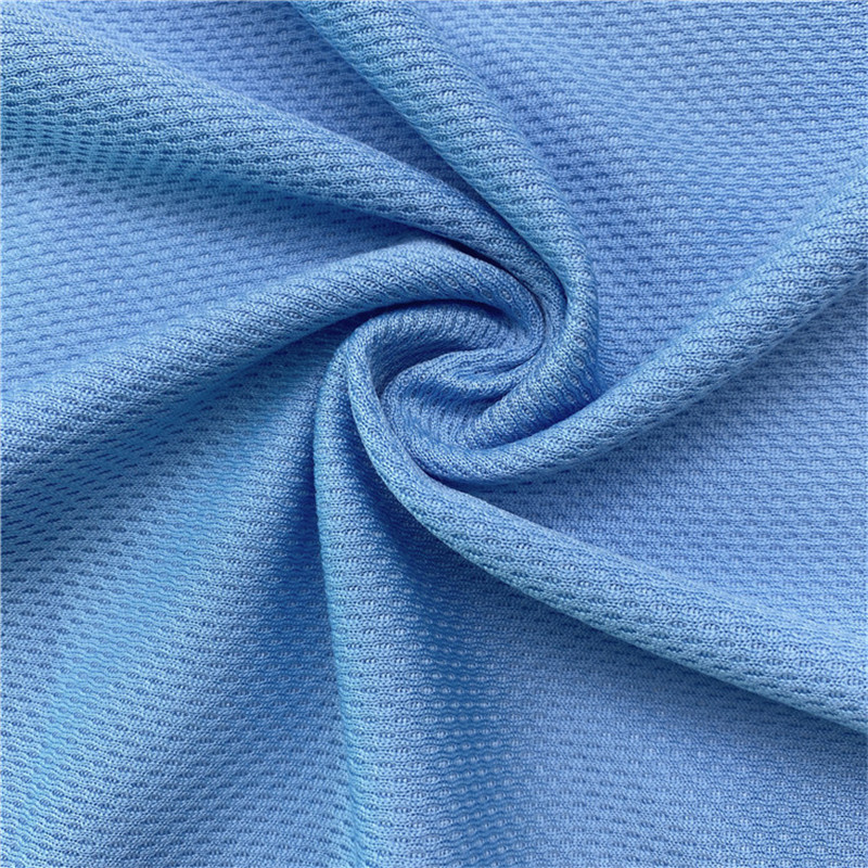 Polyester cotton mesh fabric TC knit fabric for active wear 1 Polyester cotton mesh fabric TC knit fabric for active wear