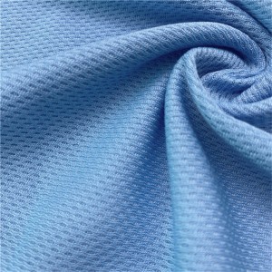 Polyester cotton mesh fabric TC knit fabric for active wear 3 Polyester cotton mesh fabric TC knit fabric for active wear